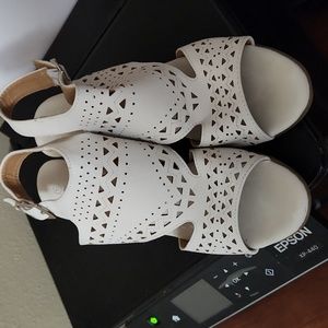 Patricia White Sandal